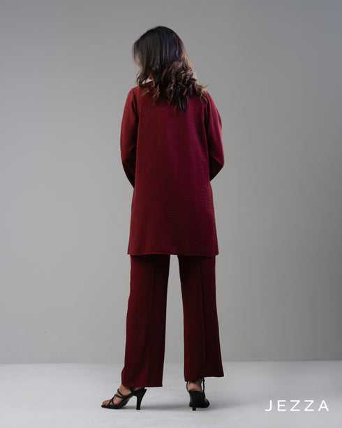 Textured Harmony: Cotton Three-Piece Set 65712